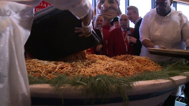 World’s Biggest Bowl of Pasta