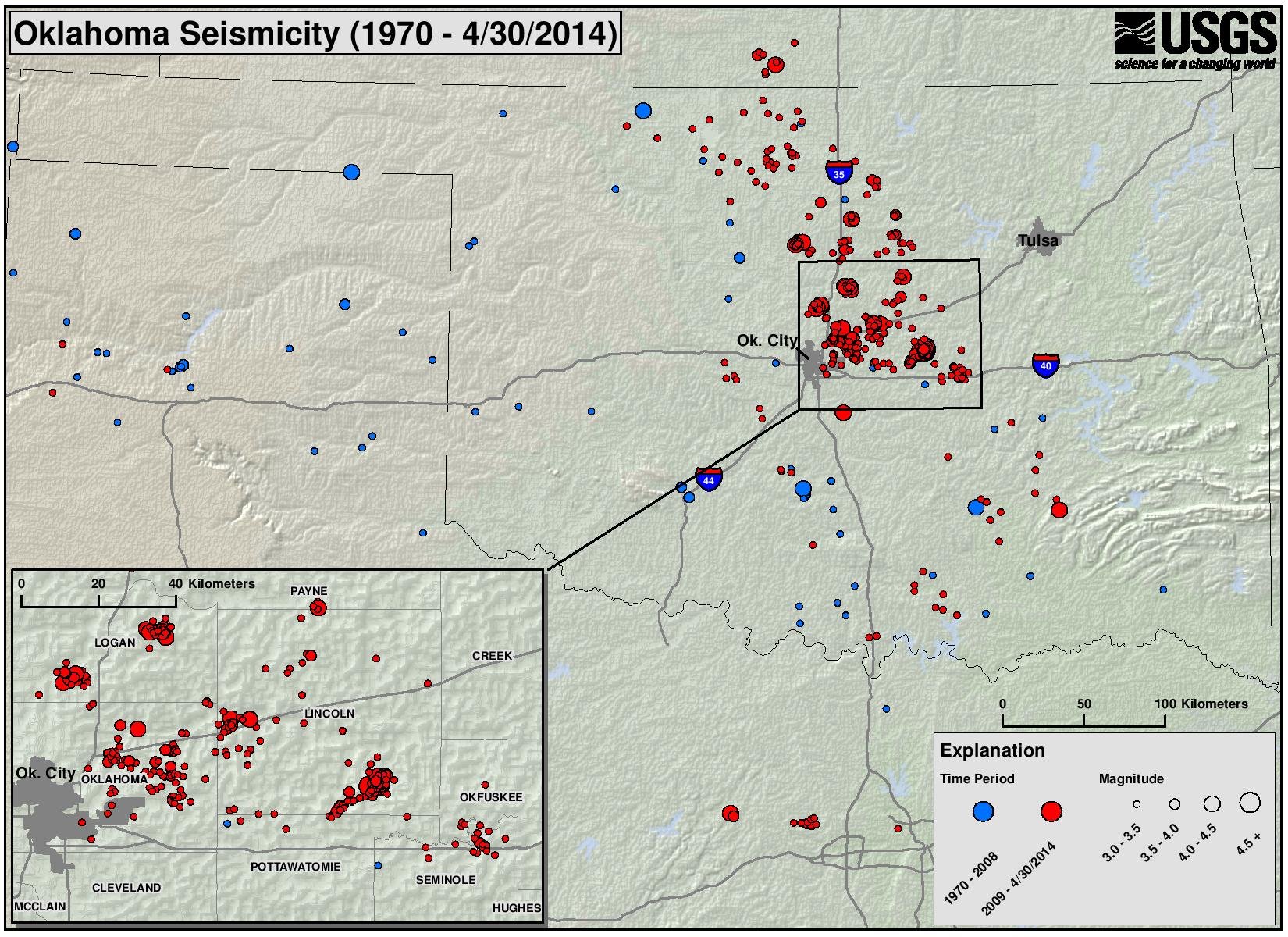 Oklahoma Earthquakes Disposal Wells