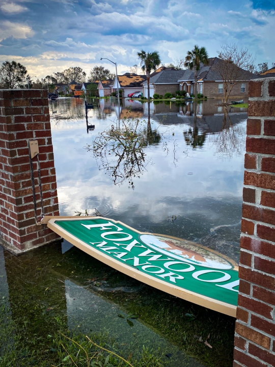 LaPlace neighborhood flooding