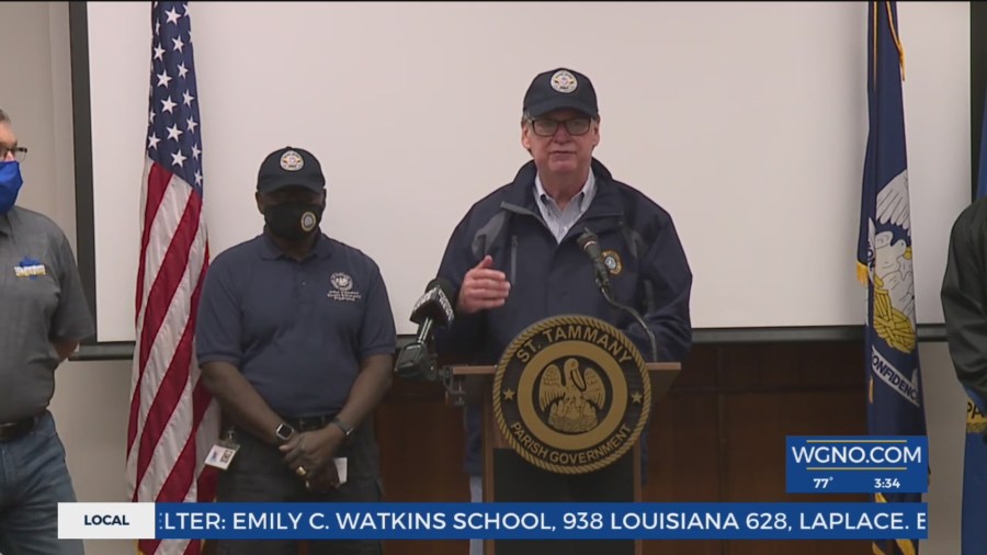 St. Tammany Parish press conference