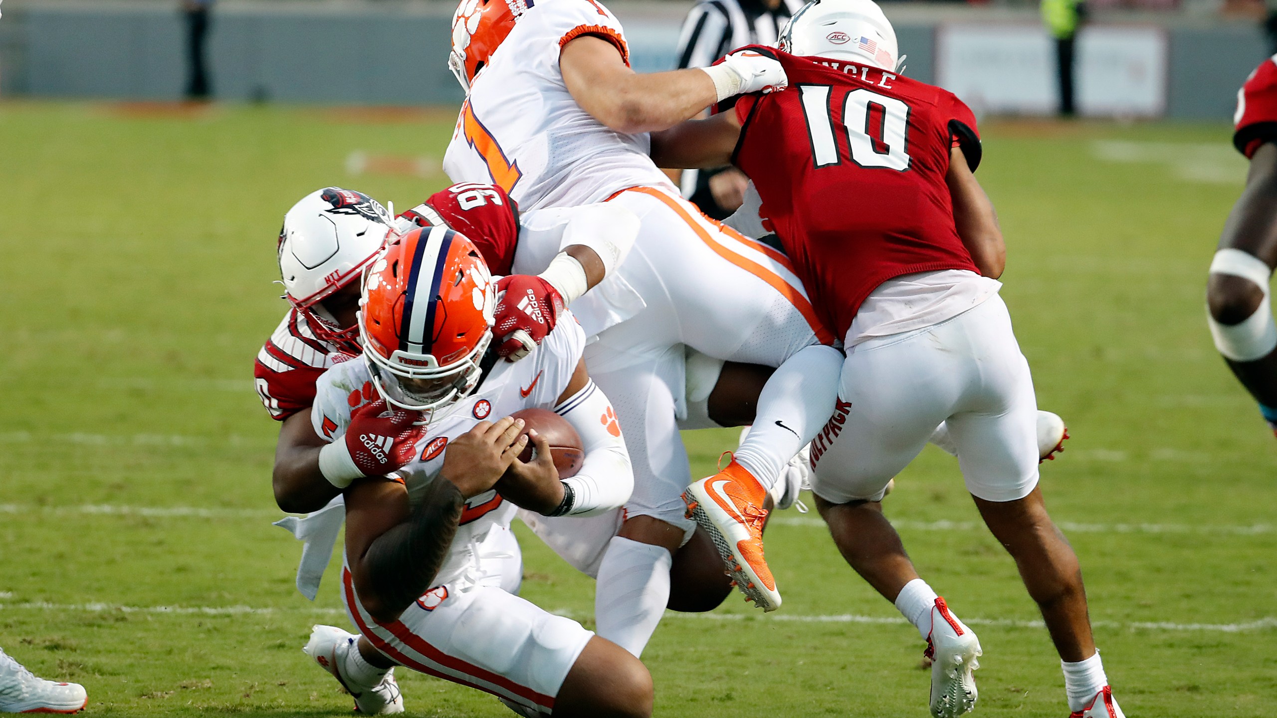 D.J. Uiagalelei, Savion Jackson, Will Shipley, Tanner Ingle