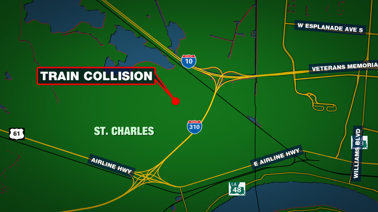 Train collides with teen in St Charles Parish