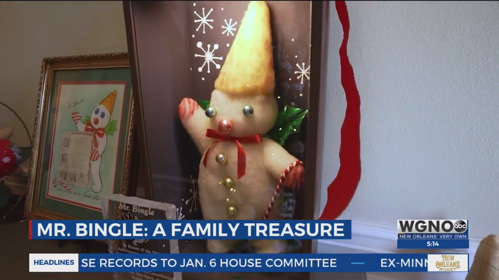 An original Mr. Bingle is this family's treasure