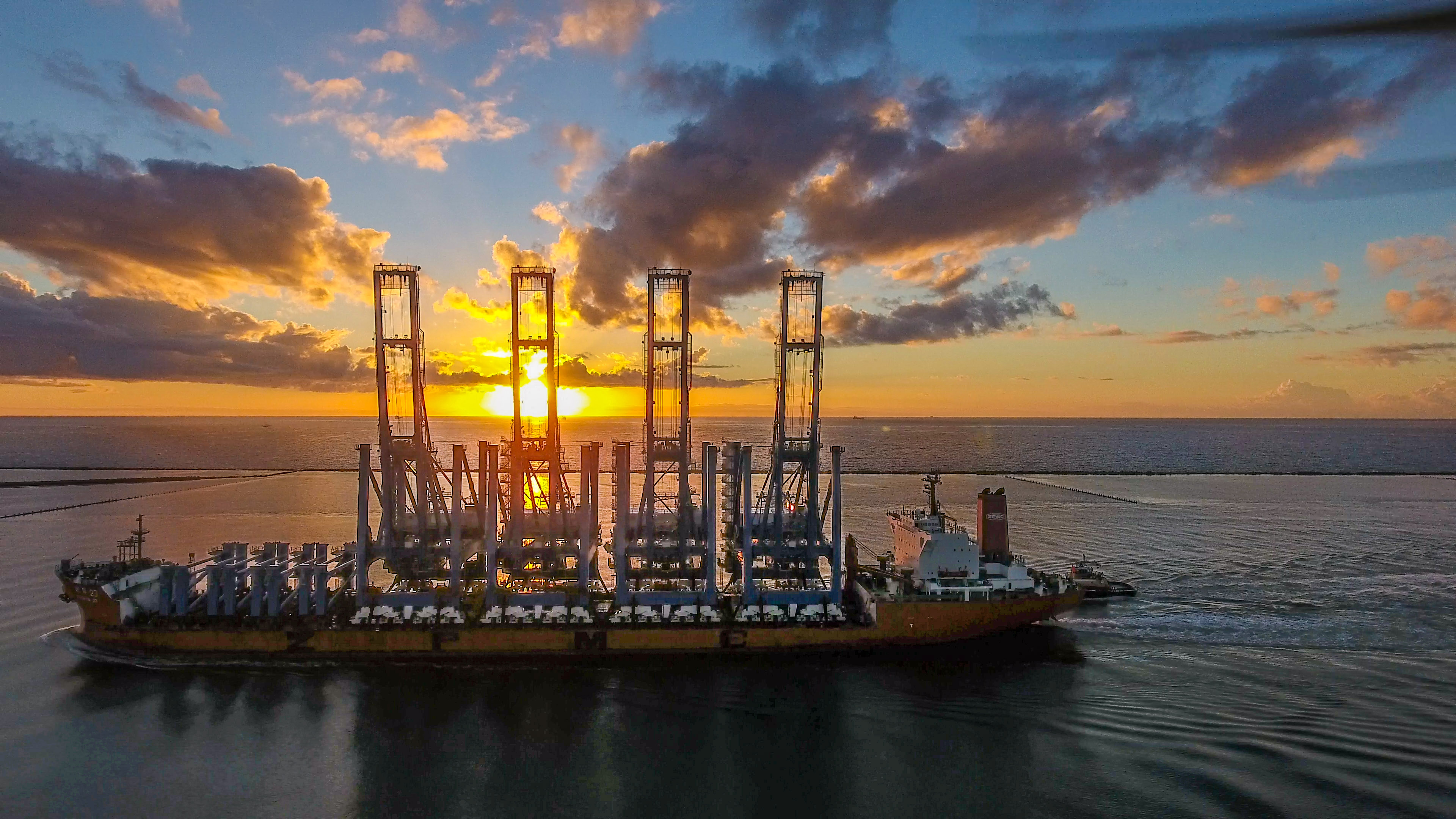 Cranes at Port NOLA, Photo courtesy PJ Hahn