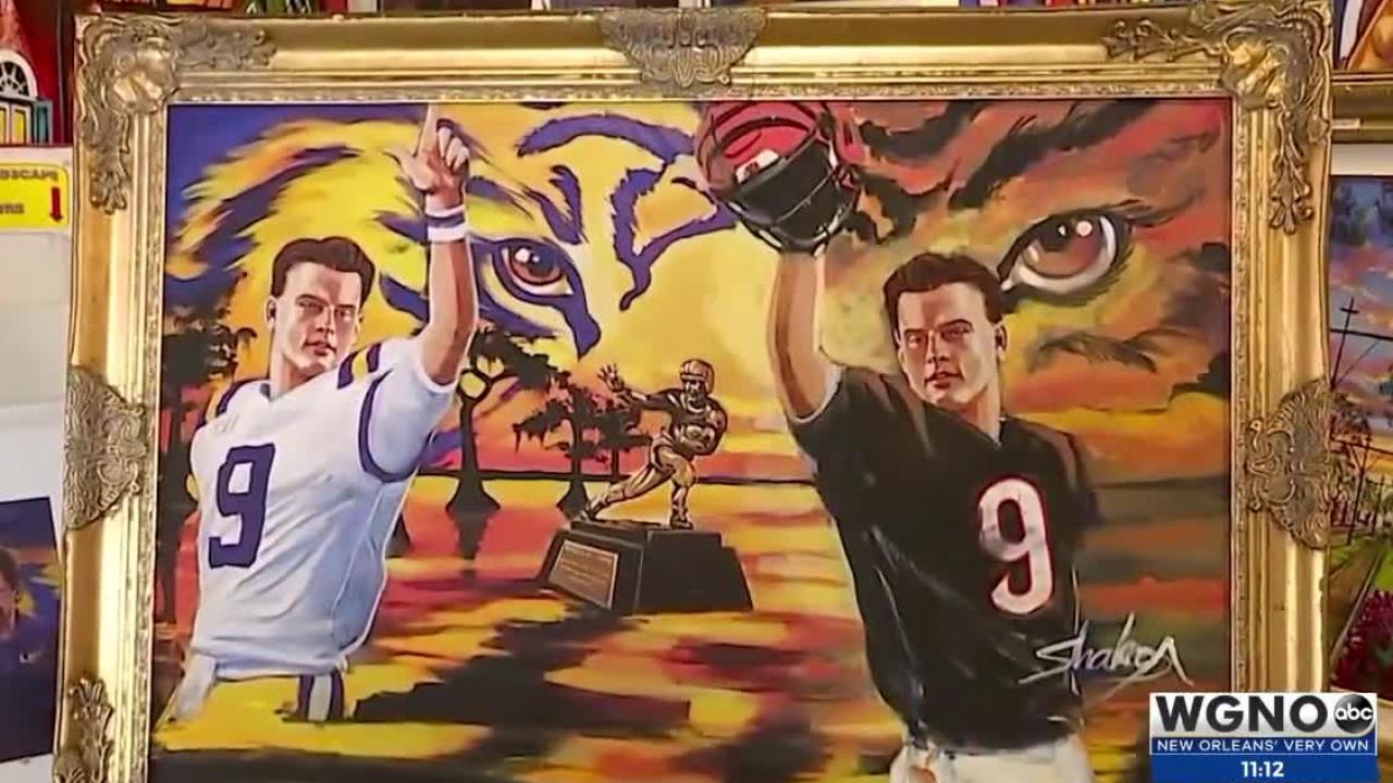 https://digital-staging.wgno.com/news/geaux-joe-from-the-gridiron-to-the-gallery-burrow-on-canvas/