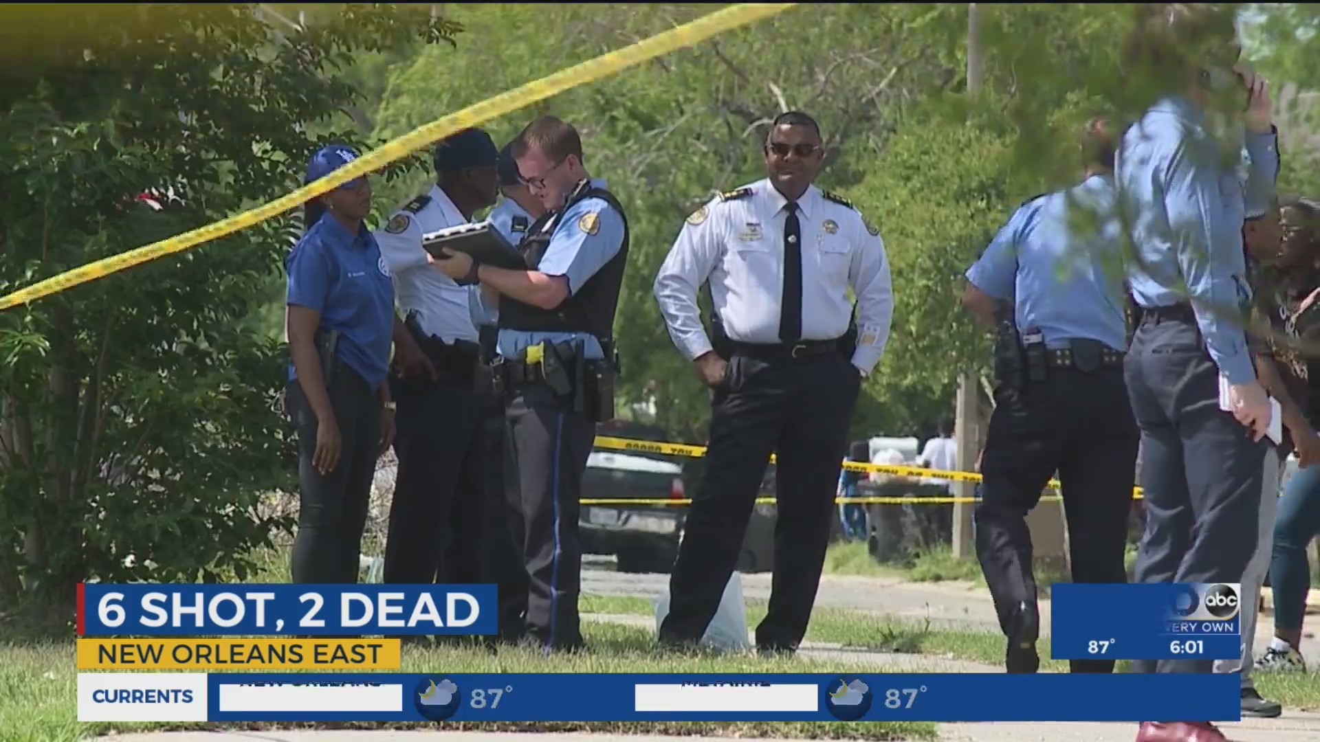 6 shot in Monday night in New Orleans East