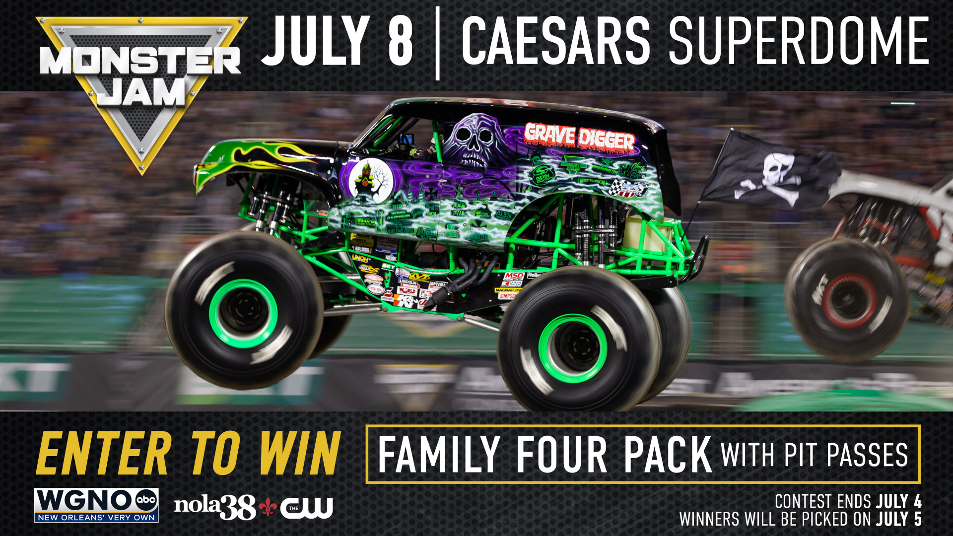 WGNO Monster Jam Contest 2023