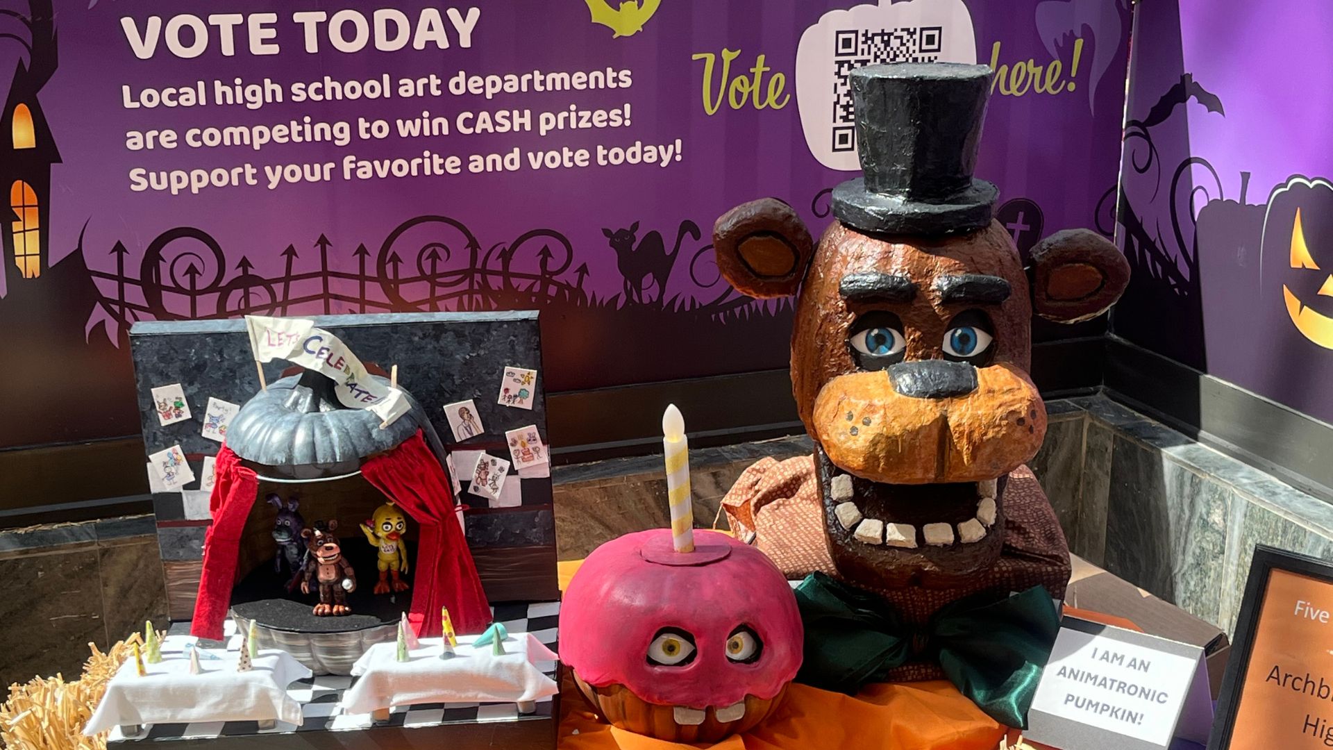 Painted Pumpkin contest for high school students at Lakeside Mall