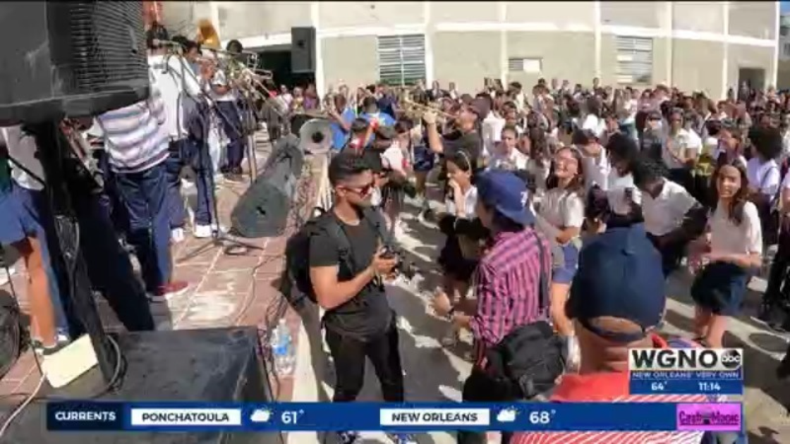 Trombone Shorty Academy in Havana(WGNO-TV)